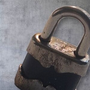 Vintage Silver Padlock Made In USA